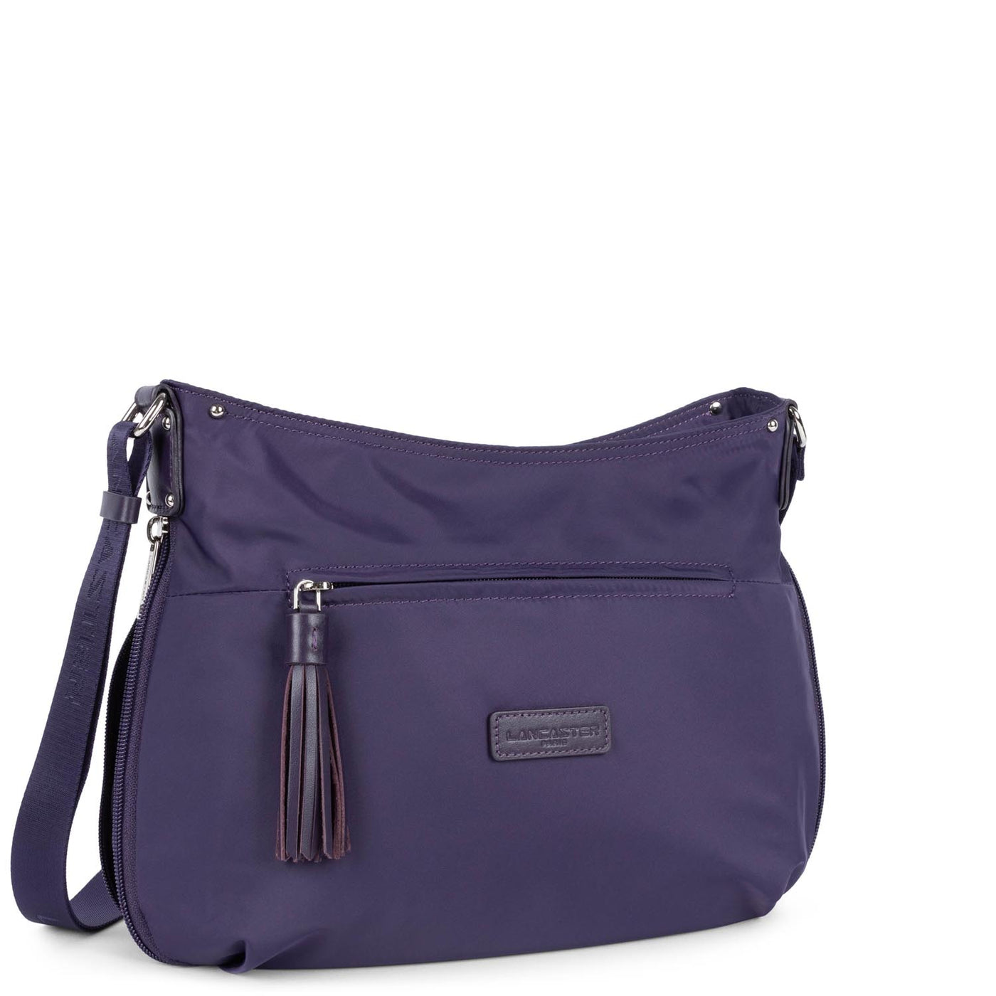 sac besace - basic pompon #couleur_violet