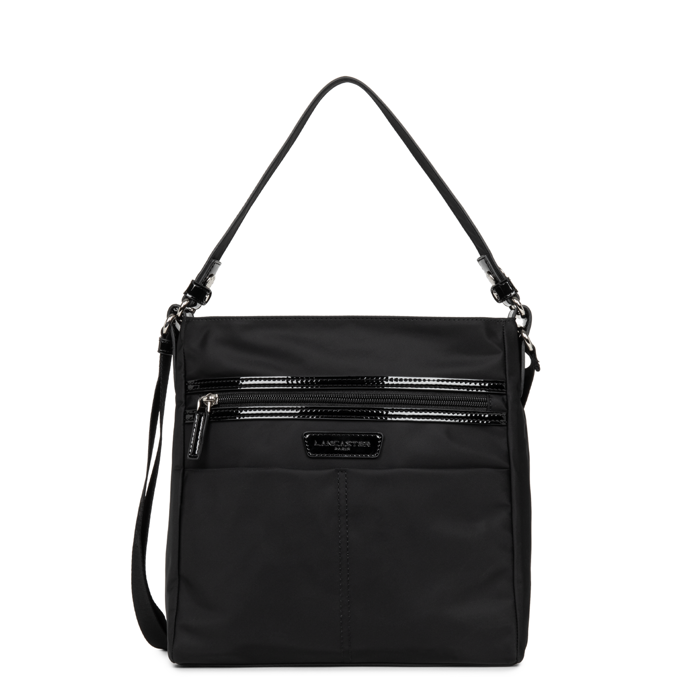 sac besace - basic verni #couleur_noir