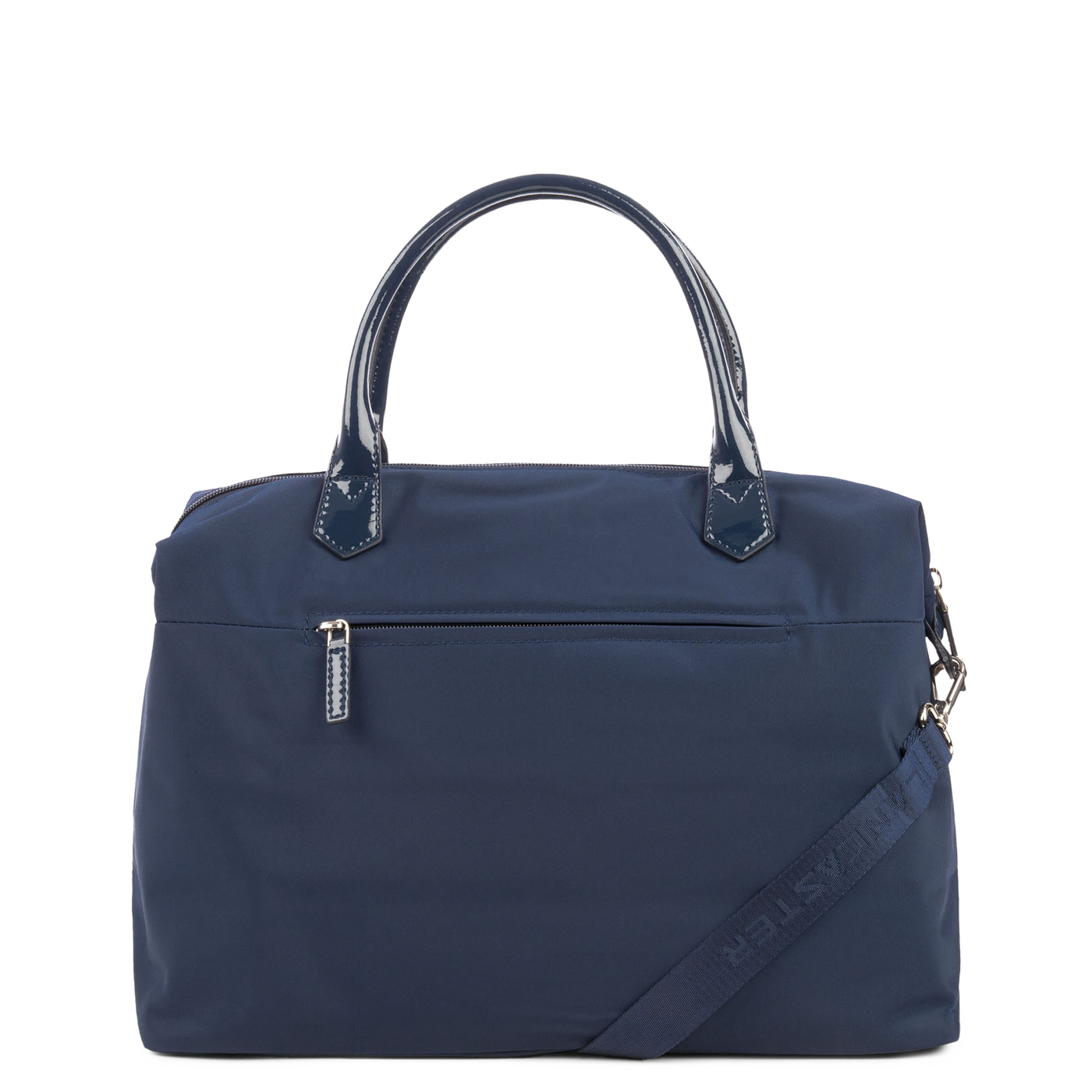 grand sac cabas main - basic verni #couleur_bleu-fonc