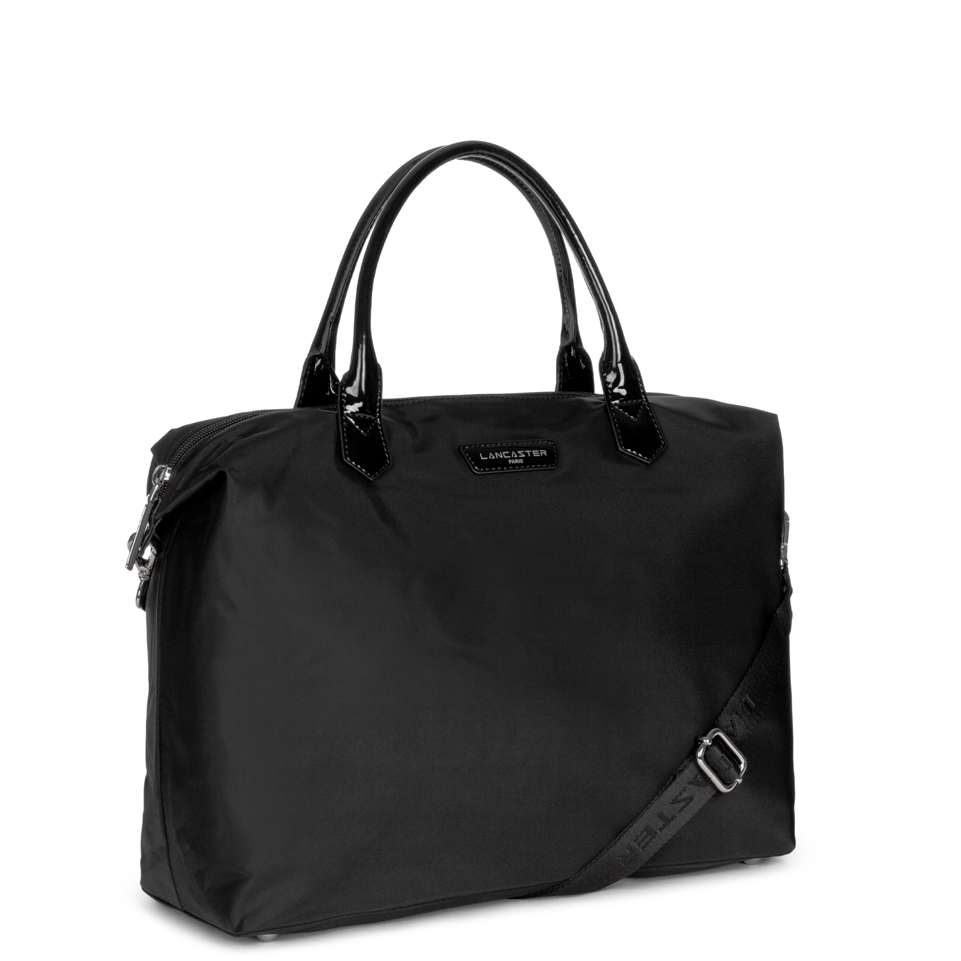 grand sac cabas main - basic verni #couleur_noir