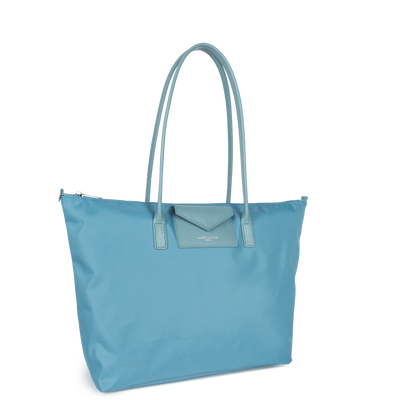 grand sac cabas épaule - smart kba #couleur_bleu-cendre