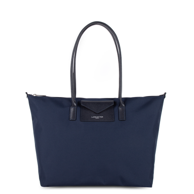 grand sac cabas épaule - smart kba #couleur_bleu-fonc