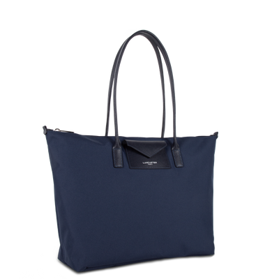 grand sac cabas épaule - smart kba #couleur_bleu-fonc