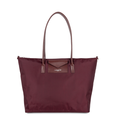 grand sac cabas épaule - smart kba #couleur_bordeaux