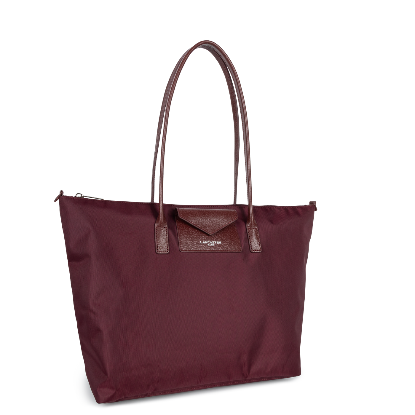 grand sac cabas épaule - smart kba #couleur_bordeaux