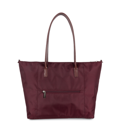 grand sac cabas épaule - smart kba #couleur_bordeaux