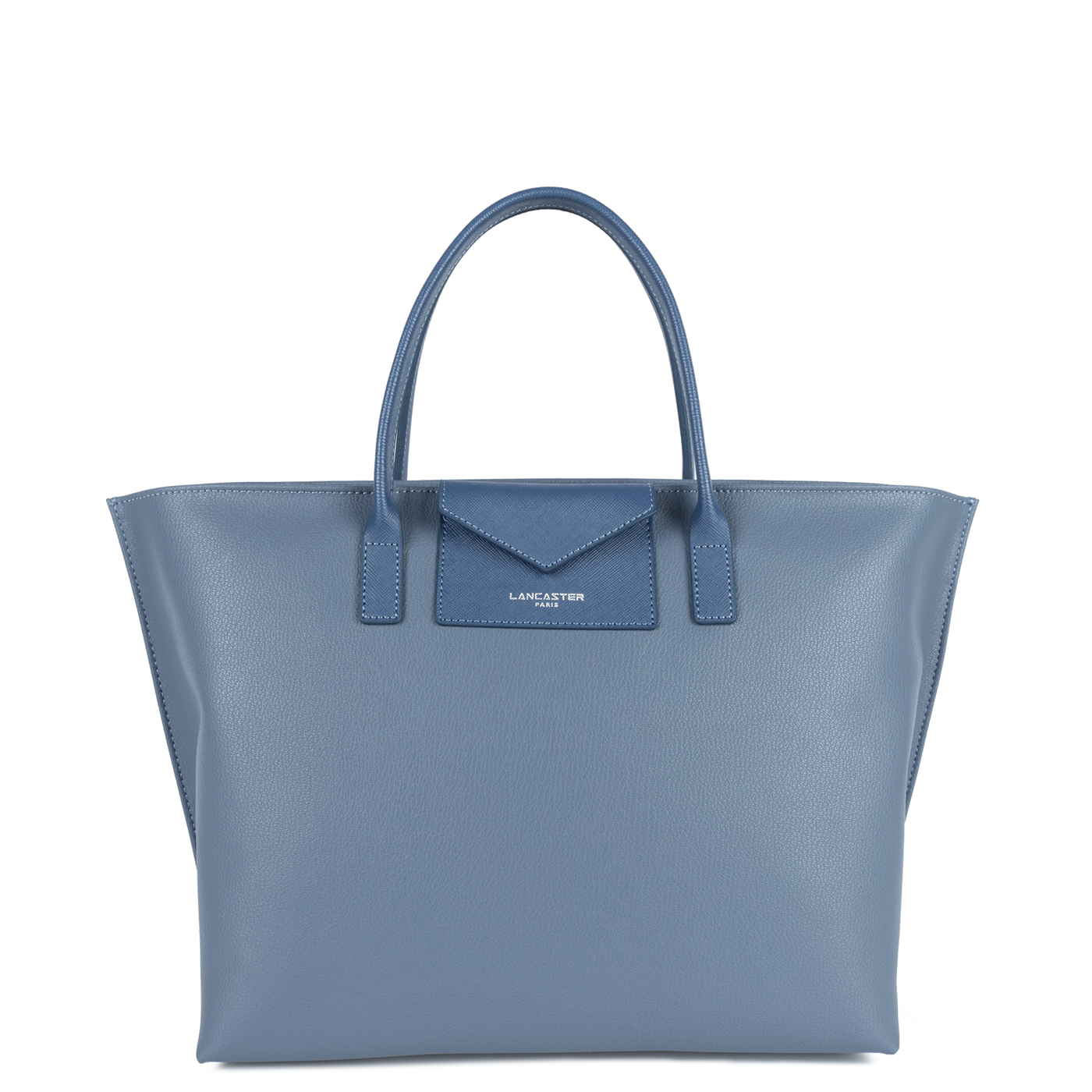 grand sac cabas main - maya #couleur_bleu-cendre