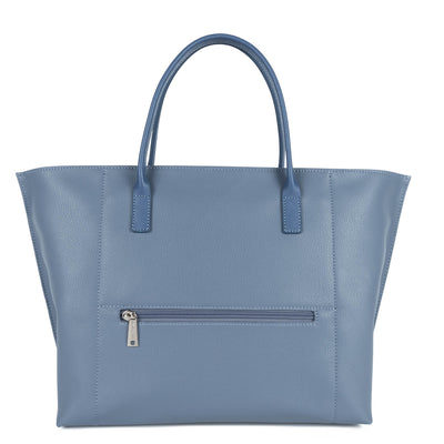 grand sac cabas main - maya #couleur_bleu-cendre