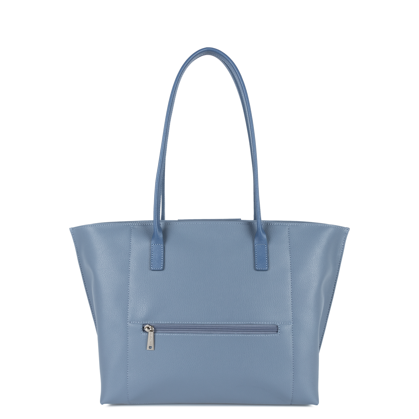 grand sac cabas épaule - maya #couleur_bleu-cendre