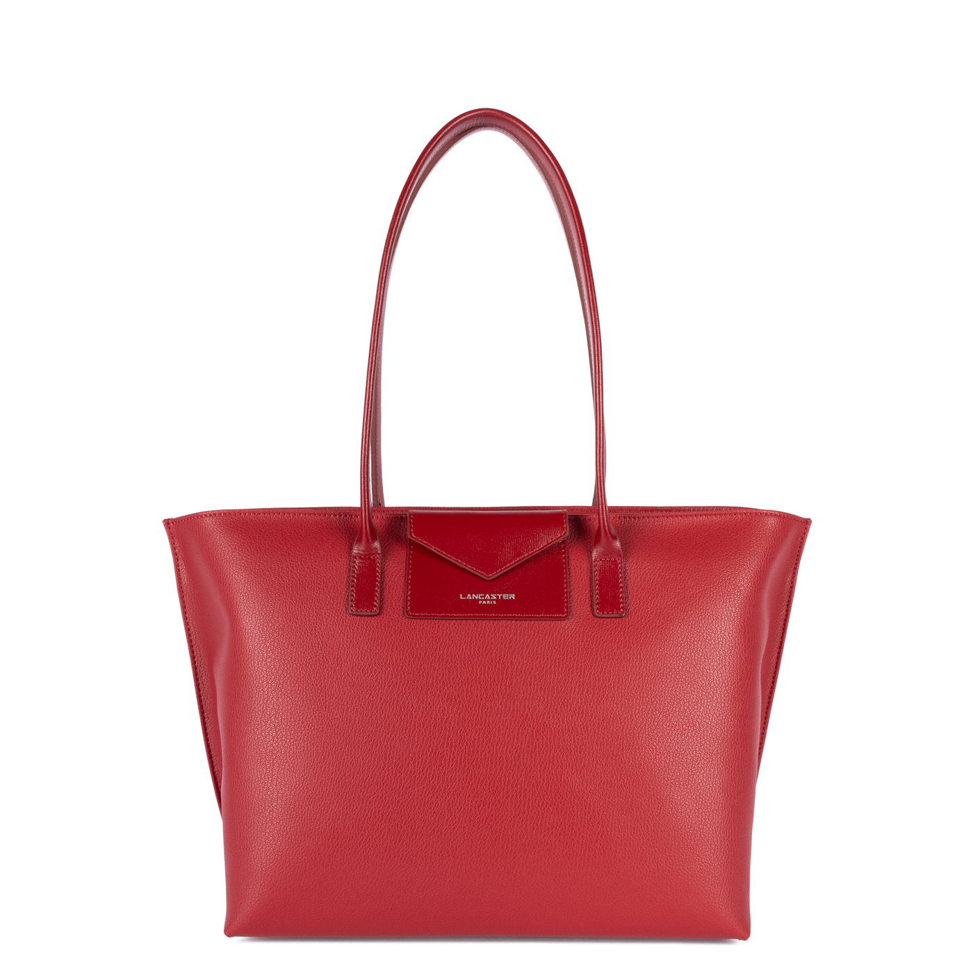 grand sac cabas épaule - maya #couleur_carmin