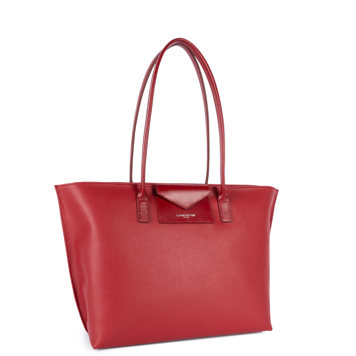 grand sac cabas épaule - maya #couleur_carmin