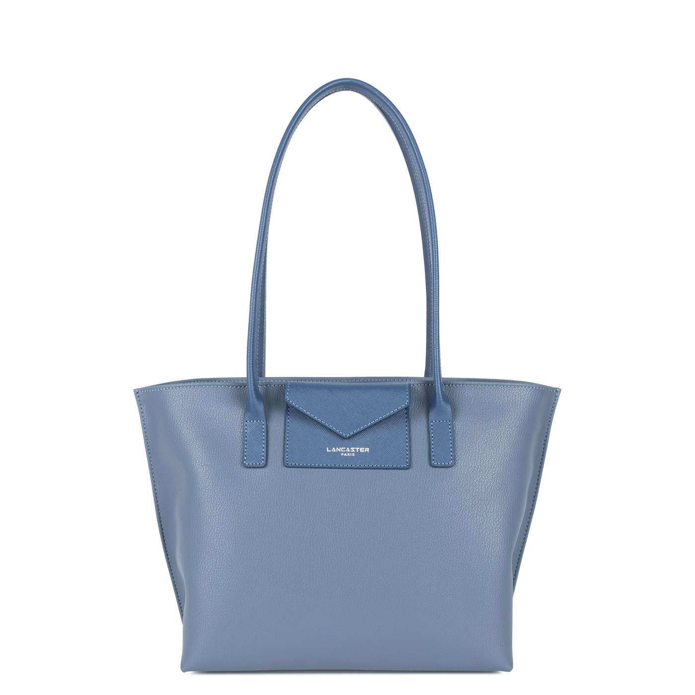 sac cabas épaule - maya #couleur_bleu-cendre