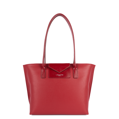 sac cabas épaule - maya #couleur_carmin