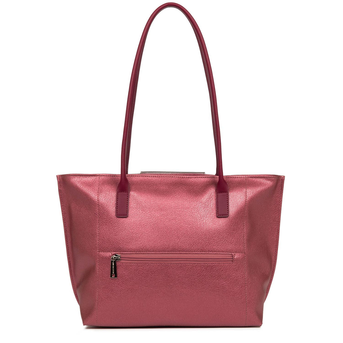 sac cabas épaule - maya #couleur_grenat-or-rose-raisin