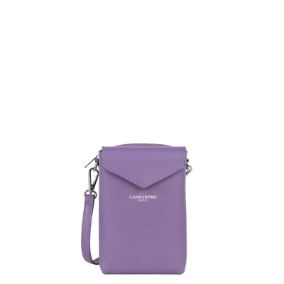 pochette smartphone - maya #couleur_mauve-fonc