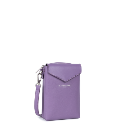 pochette smartphone - maya #couleur_mauve-fonc