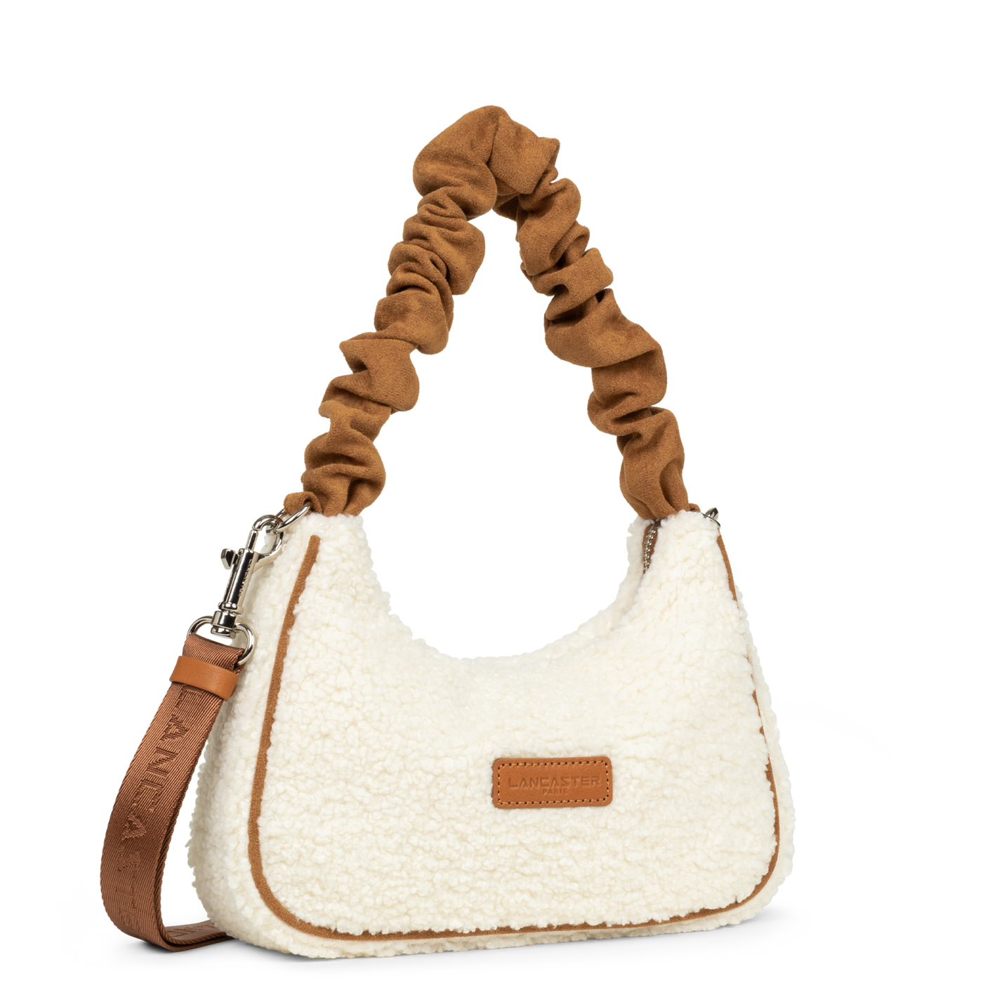 sac besace - polaire chouchou #couleur_camel