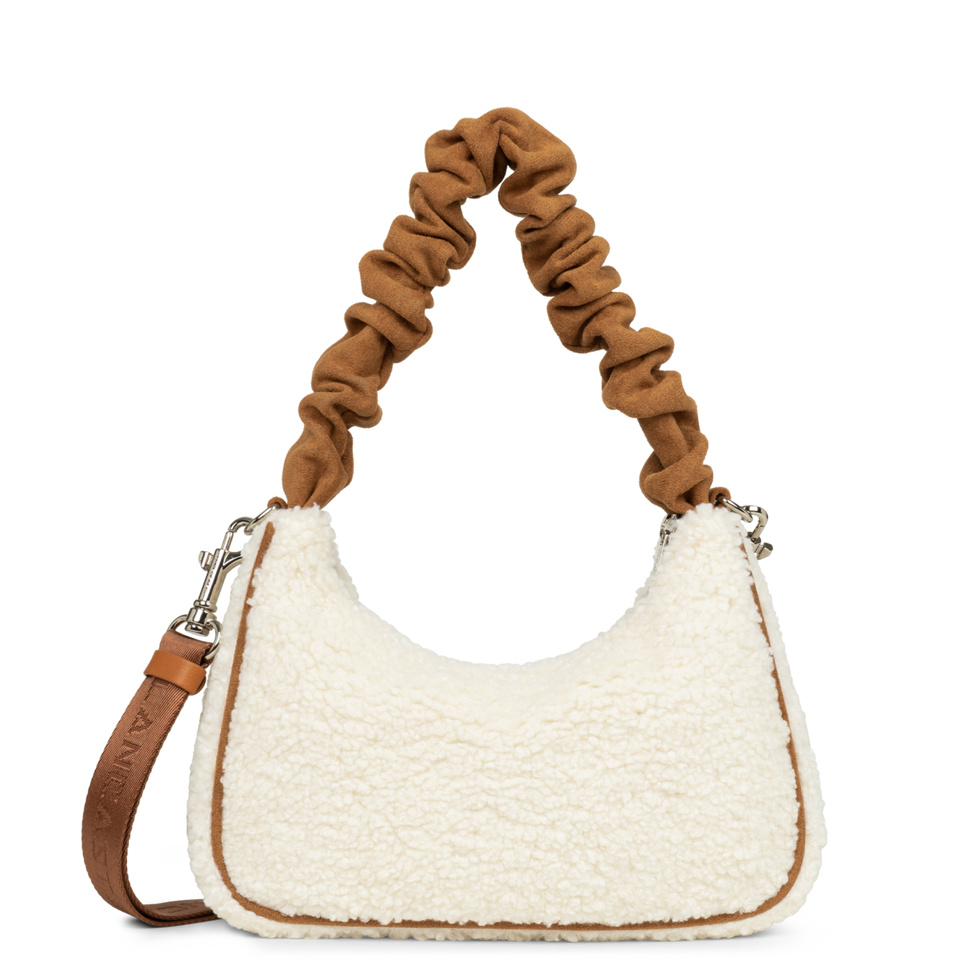 sac besace - polaire chouchou #couleur_camel