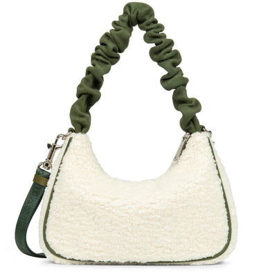 sac baguette - polaire chouchou #couleur_vert-militaire