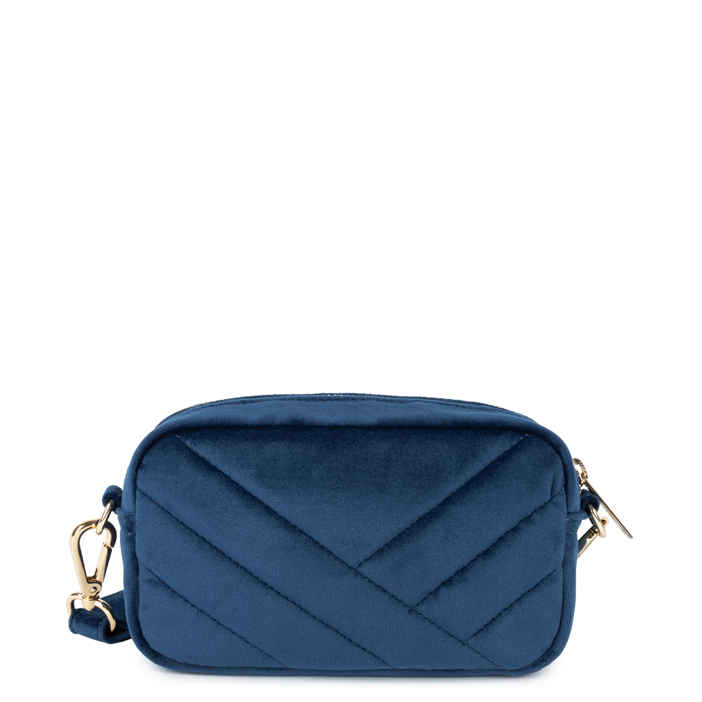 pochette smartphone - velvet matelassé #couleur_bleu