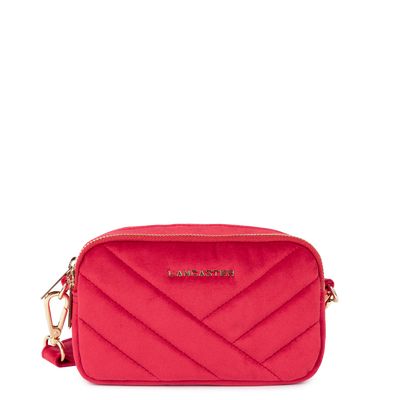 pochette smartphone - velvet matelassé #couleur_rouge