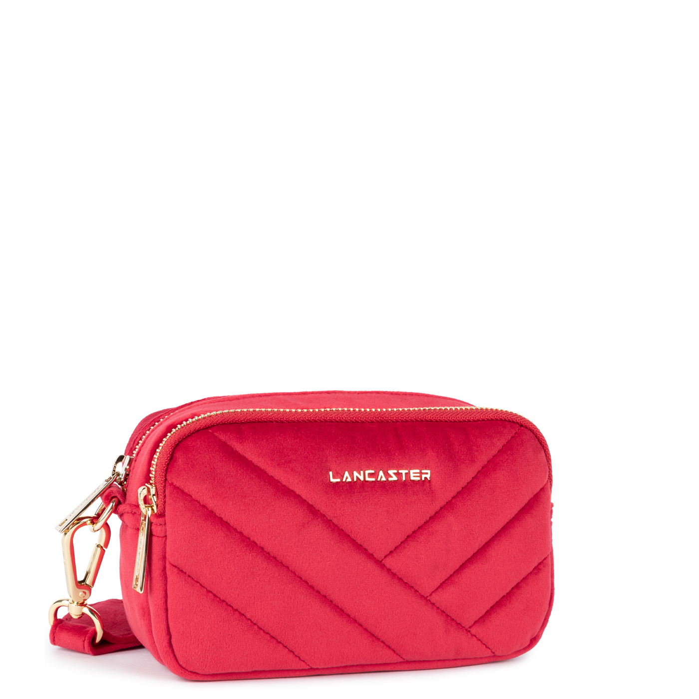 pochette smartphone - velvet matelassé #couleur_rouge