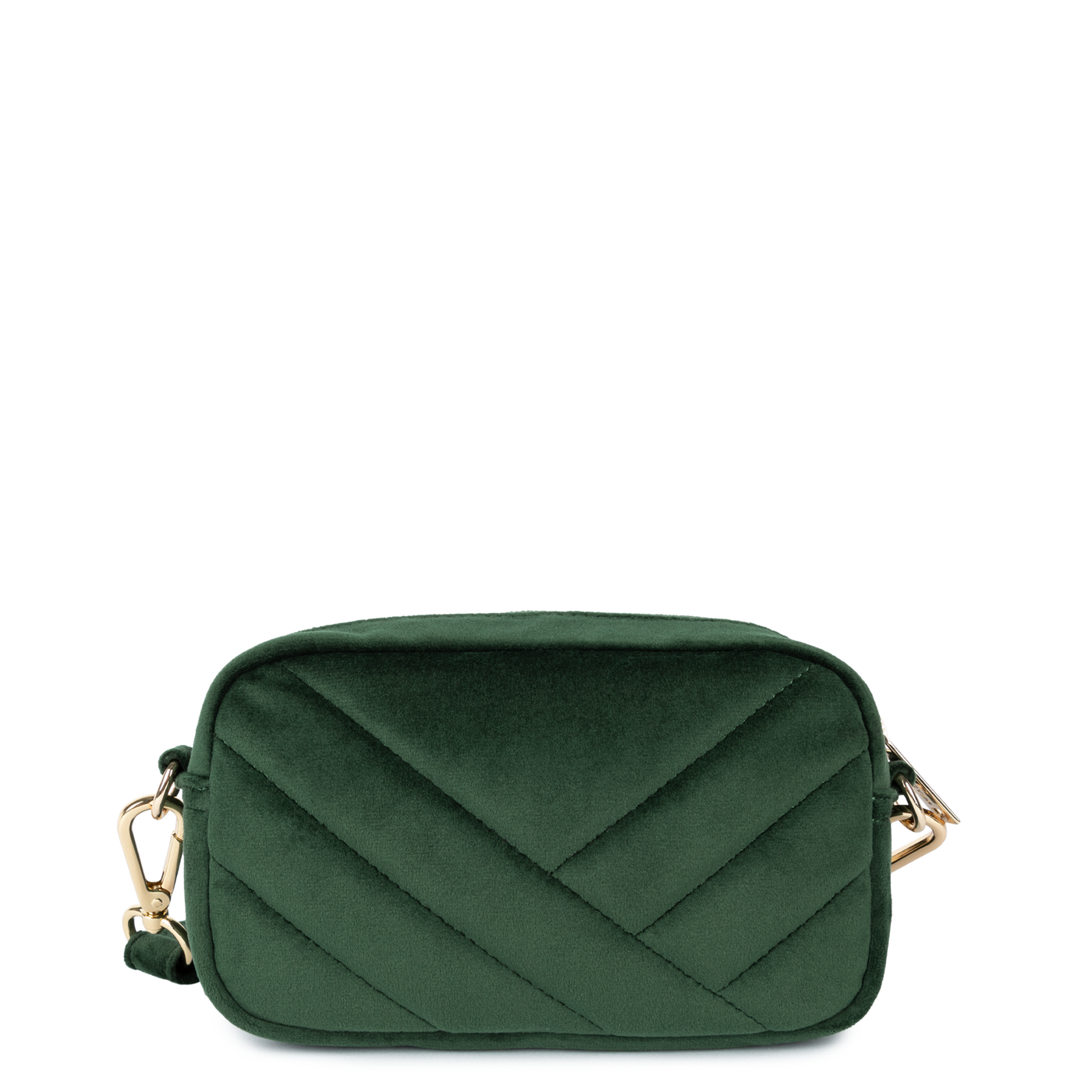 pochette smartphone - velvet matelassé #couleur_vert-fonc