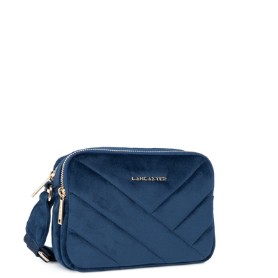 sac trotteur - velvet matelassé #couleur_bleu