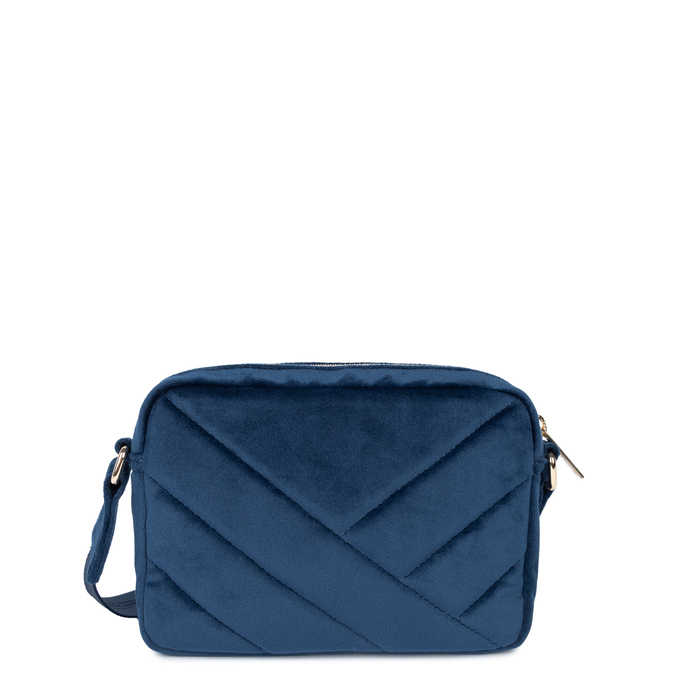 sac trotteur - velvet matelassé #couleur_bleu