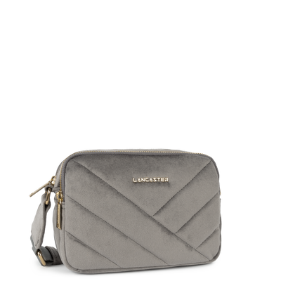 sac trotteur - velvet matelassé #couleur_gris