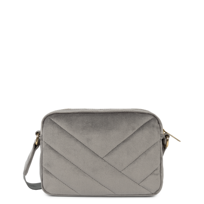 sac trotteur - velvet matelassé #couleur_gris