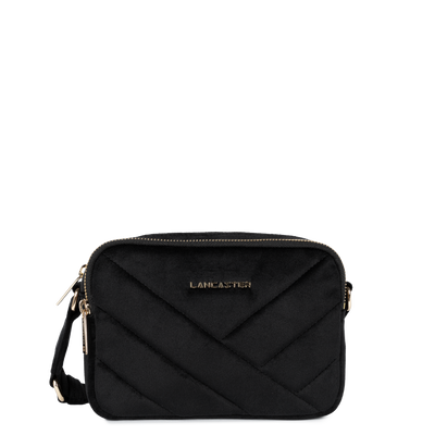 sac trotteur - velvet matelassé #couleur_noir