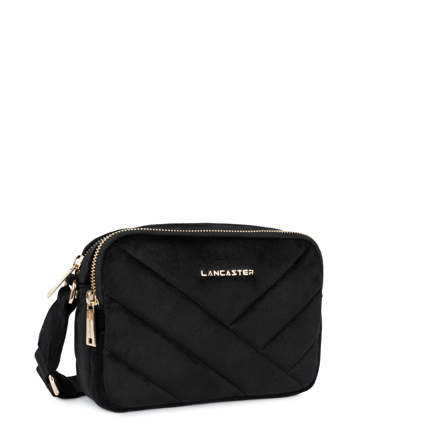 sac trotteur - velvet matelassé #couleur_noir