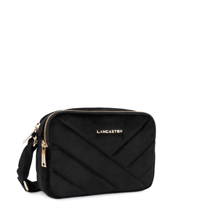 sac trotteur - velvet matelassé #couleur_noir