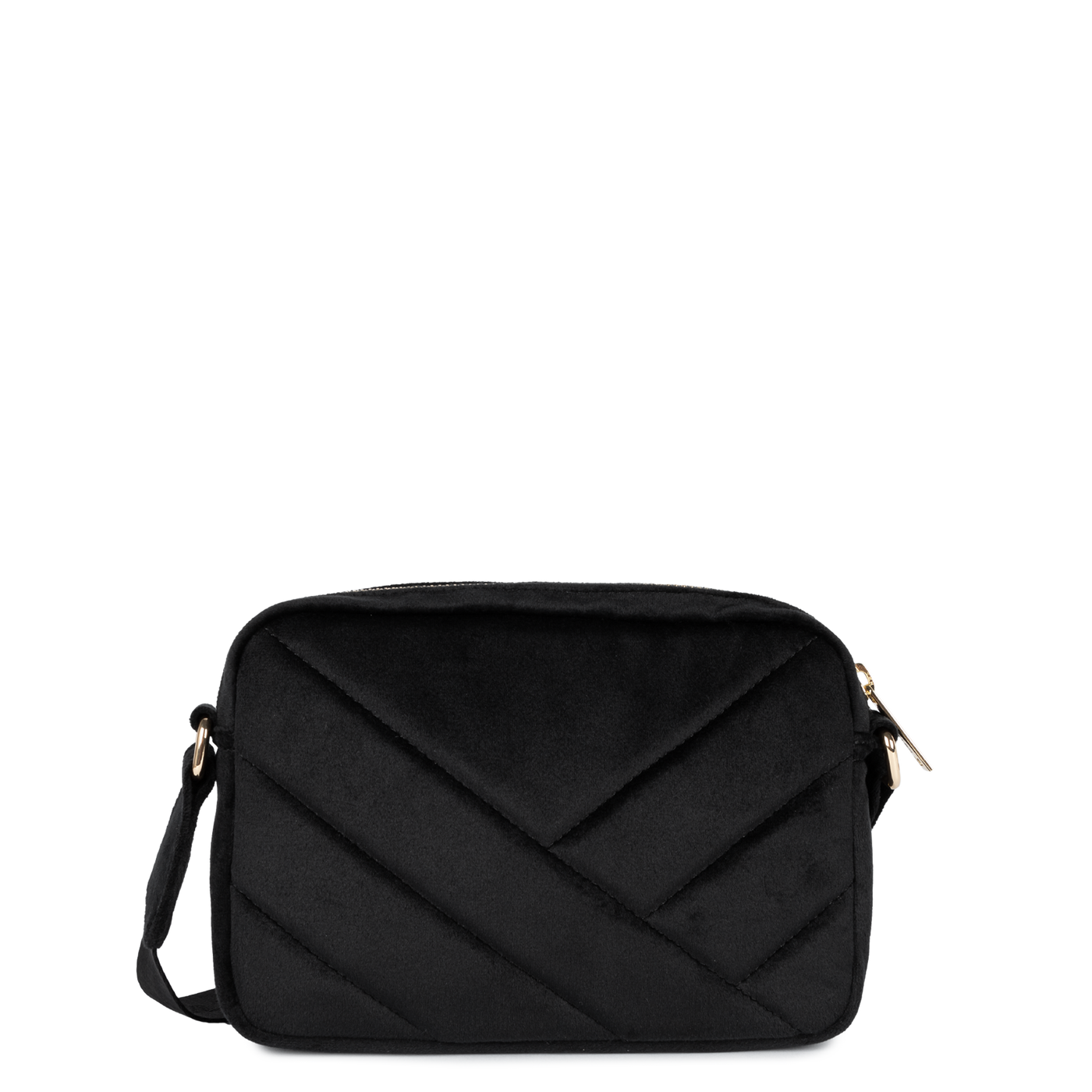 sac trotteur - velvet matelassé #couleur_noir