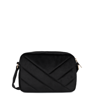 sac trotteur - velvet matelassé #couleur_noir