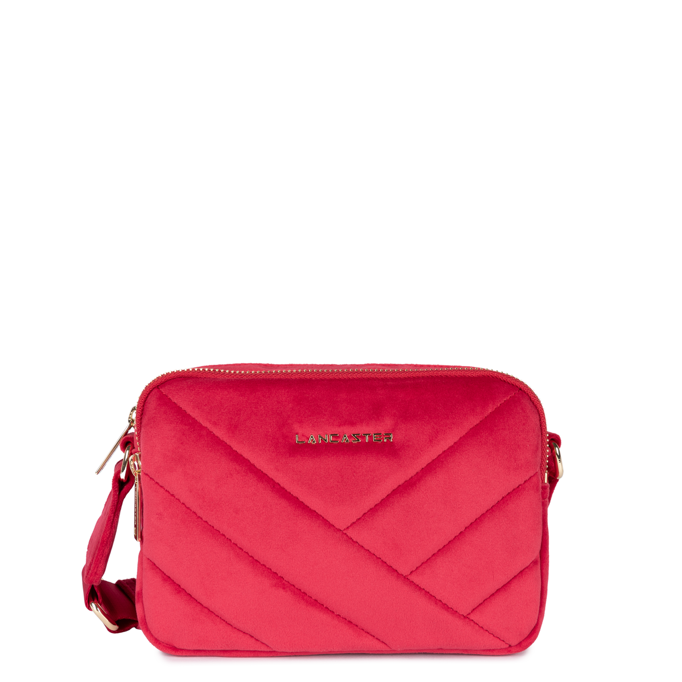 sac trotteur - velvet matelassé #couleur_rouge