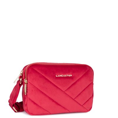 sac trotteur - velvet matelassé #couleur_rouge