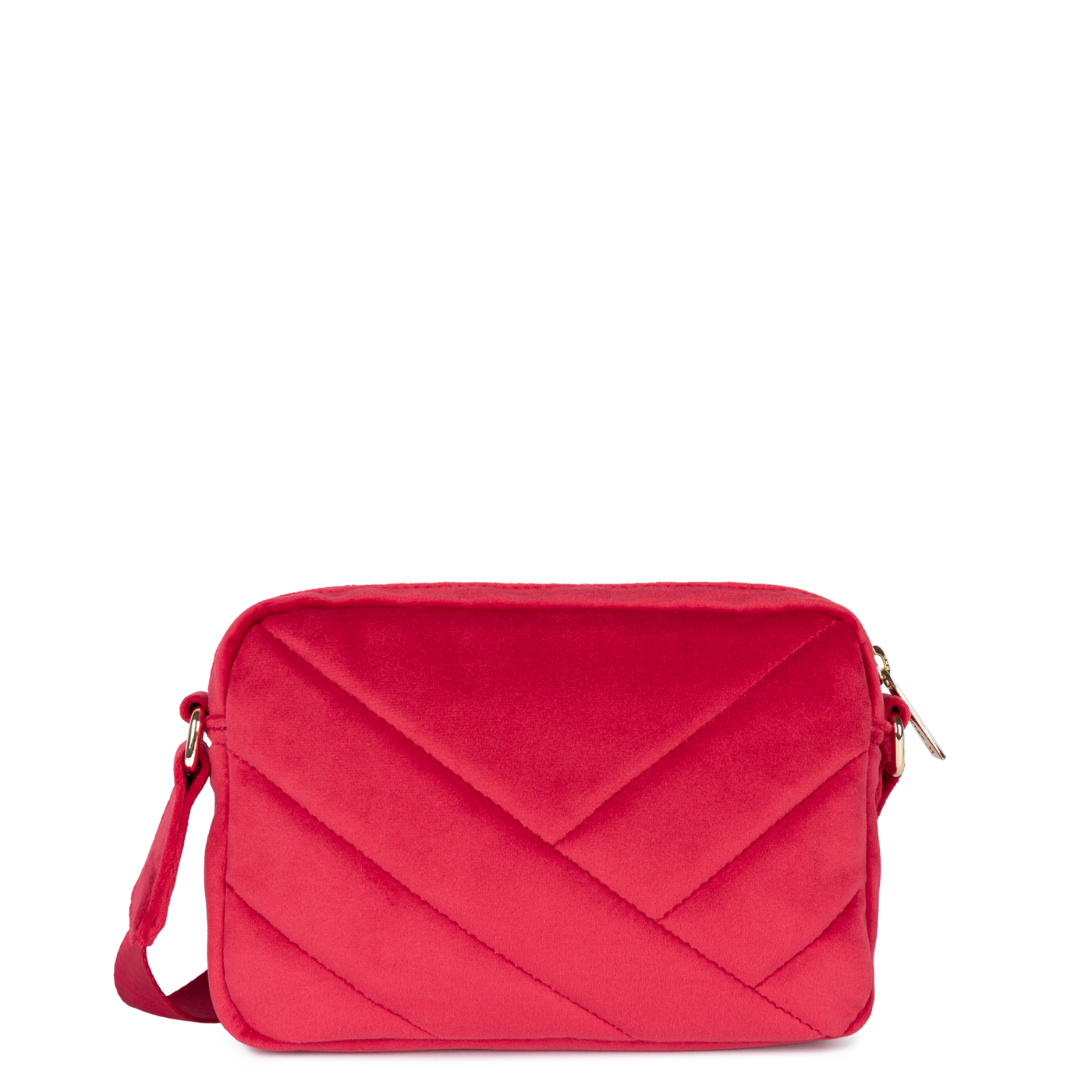 sac trotteur - velvet matelassé #couleur_rouge