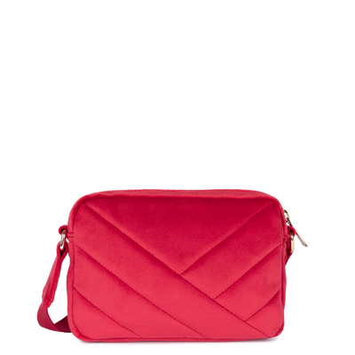 sac trotteur - velvet matelassé #couleur_rouge