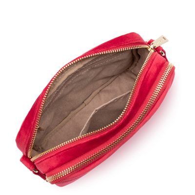 sac trotteur - velvet matelassé #couleur_rouge