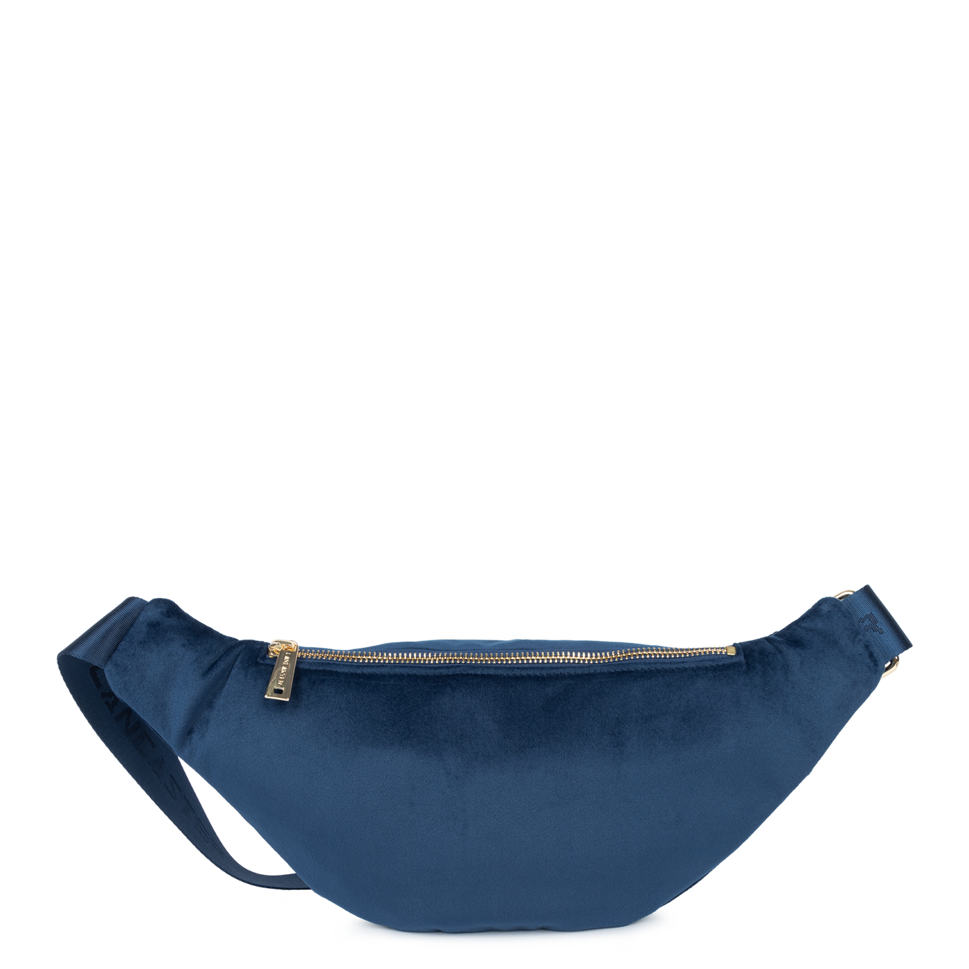 sac banane - velvet matelassé #couleur_bleu