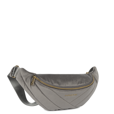 sac banane - velvet matelassé #couleur_gris