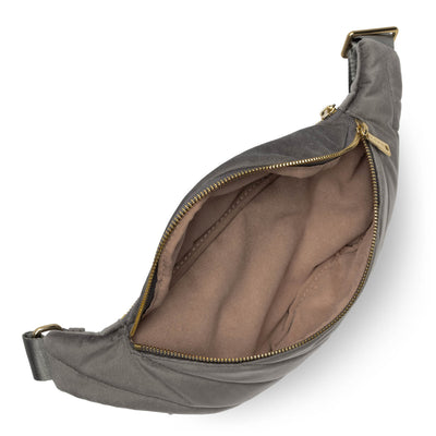 Sac banane - Velvet Matelassé #couleur_gris