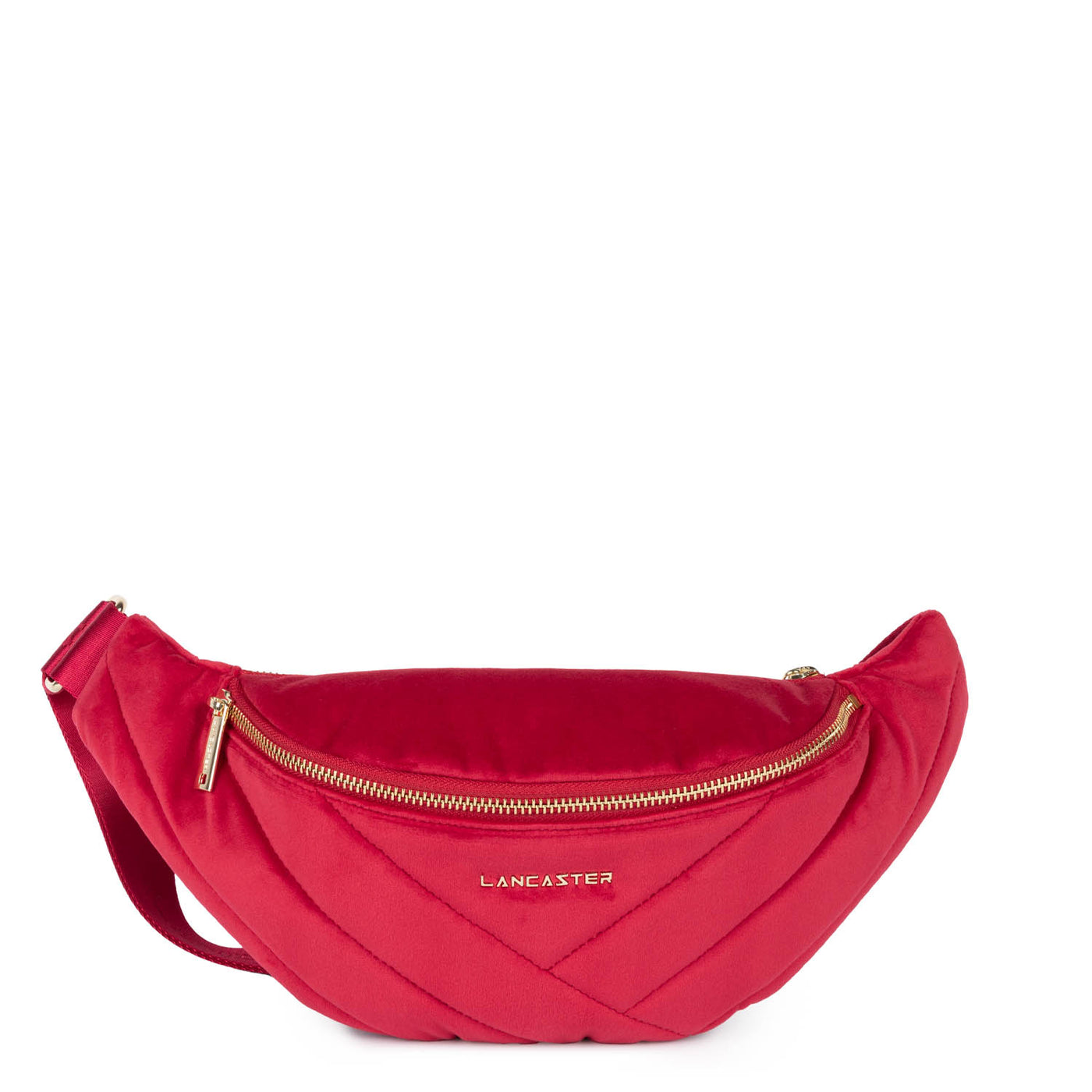 Sac banane - Velvet Matelassé #couleur_rouge