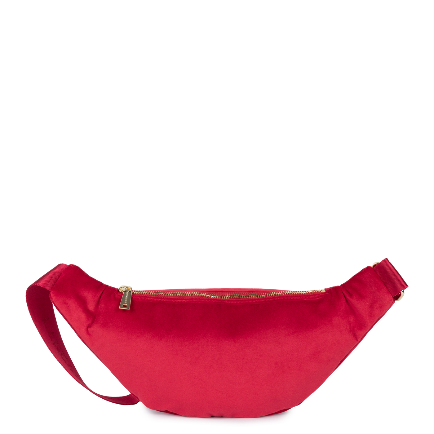 sac banane - velvet matelassé #couleur_rouge