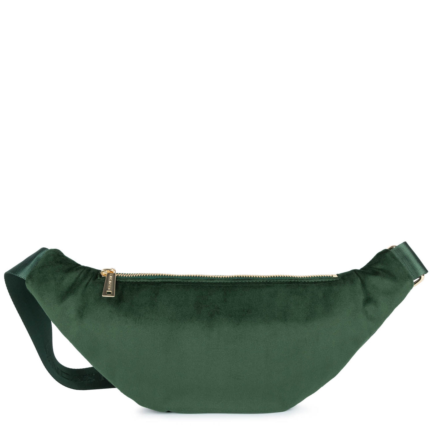 sac banane - velvet matelassé #couleur_vert-fonc