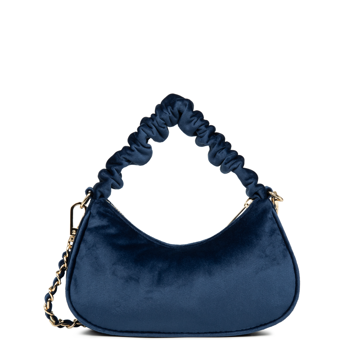 pochette - velvet chouchou #couleur_bleu