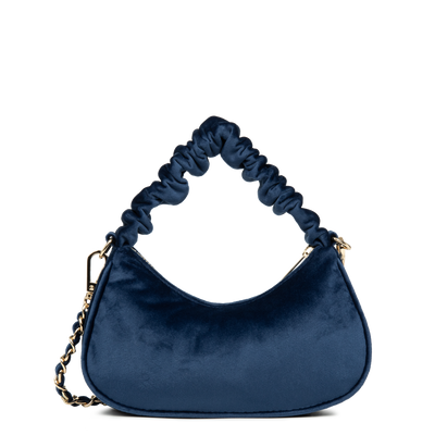 pochette - velvet chouchou #couleur_bleu