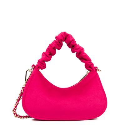 pochette - velvet chouchou #couleur_fuxia